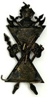 Vintage Original Order Of Pythian Sisters  knights Of Pythias   Pin lapel - 2 5 