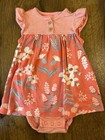 Carters Baby Girl Clothes Lot 6 Months Romper Summer Outfits Bundle Love Peach