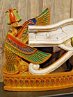8 5 In  X 11 In  Egyptian Eye Of Horus Curved Standing Sculpture