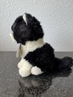 Russ Berrie Yomiko Classics Black And White Cat Plush 6  Stuffed Toy