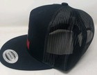 The Classics Authentic Evil Dead Burn Black   Red Snapback Hat By Yupoong