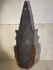 Vintage Papua New Guinea Sepik Mask Wood Carved Cowrie Shell Tribal 26   
