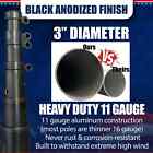 20  Or 25  Delta Pin-lock Telescoping Flag Pole  freedom Edition   black 
