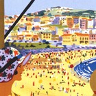 Bondi Beach Sydney Australia Vintage Travel Poster Print  1930s Style Coastal