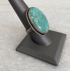 Gorgeous Native American Southwestern 925 Sterling Silver Turquoise Ring Size 9 