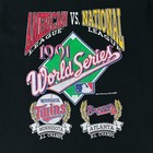 Vintage World Series Shirt Mens Xl Black Minnesota Twins Braves Graphic Mlb 1991