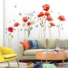 Removable Flower Butterfly Wall Sticker Art Vinyl Mural Grass Decal Home Decor