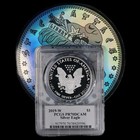 2019 W Proof Silver Eagle Pcgs Pr70 Dcam David Hall Hand Signed Founder s Label