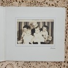 Vintage Photo 1930s 1940s Portrait Grandma Children Family Black   White