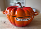 Le Creuset Signature Enameled Cast Iron Oven Pumpkin Cocotte 4qt Flame Orangenew