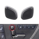 2 Black Headrest Switch Button Cover Fits Mercedes W204 W212 W166 2007-2019