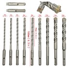 Rotary Hammer Drill Bits Set four-edged Drill Bit sds Plus Reinforced Concret   