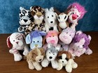 Lot 13 Ganz Webkinz Plush Cheeky Arctic Fox Leopard No Codes - Need Wash Read
