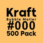 Kraft Bubble Mailers 4x8 Bulk 500 Pack Padded Envelopes Self Seal  000 Usa Made