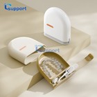 Portable Ortho Case Dental Retainer Box Denture Box Mouth Guard Organizer