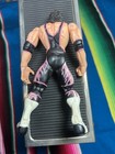1999 Wcw Nwo Toy Biz Bret Hitman Hart Wresting Figure Wwf Wwe Black Pink Outfit