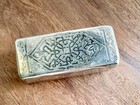 Antique French Niello Tobacco Snuff Box 800 Silver