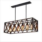6-light Industrial Glass Pendant Lamps And Vintage Chandeliers Fixtures