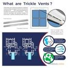 Trickle Vents For Windows Slot Air Ventilation Grille Double Glazed Upvc Pvc