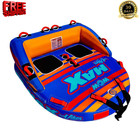 Wow Sports Max Vibes 2 Person Towable Tube Inflatable Boat Tow Rope Included