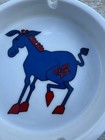 Vintage 1972 Democratic Donkey Campaign Ceramic Ashtray Demo    72