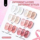 Beetles Gel Polish Whispers Of Love Jelly Gel Nail Polish Set - 6 Colors Milky