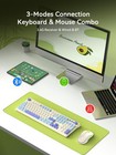 Wireless Keyboard And Mouse Combo  Rgb Backlit Rechargeable 2000 Mah Battery    