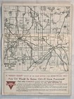 Vintage 1930s Census Conoco Minnesota State Travel Road Map