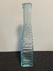 1800s Aqua 4 Sided  Peppersauce Bottle  C c c  Pat 1875