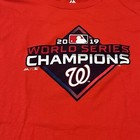 Mlb 2019 World Series Champions Washington Nationals Shirt - Size  2xl