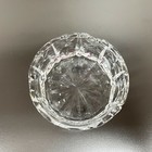 Crystal Glass Bowl Candle Holder Dish Trinket Ashtray 3 1 2  X 1 3 4  High  