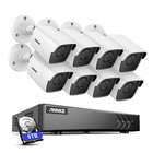 Annke 8ch 5in1 Dvr 5mp Video Cctv Security Camera System Human Detection H 265 