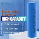 2 10x Rechargeable Battery 3 7v 1800mah Capacity High Quality Button Top Battery