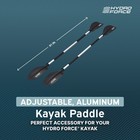 Bestway Hydro Force 91    Adjustable Aluminum Locking Kayak Paddle And Grip  Black