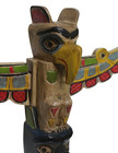 Old Tribe Northwest Coast Style Eagle Fish Indian Totem Pole Native American 2f