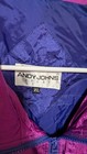 Andy Johns Sport Vintage 80s Teal Purple Pink Tracksuit Outfit Sz Xl