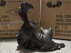 Cracker Barrel Halloween Black Cat Ghost Statue Stretching Figurine     in Hand    