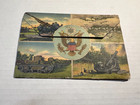 1941 Postmarked Fort Bragg Nc Us Army Maneuvers Souvenir Folder Postcards