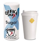 Office Snax 00019 20 Oz  Reclosable Canister Of Sugar New