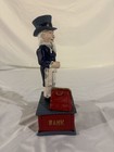 Vintage Uncle Sam Cast Iron Mechanical Coin Bank - Reproduction