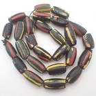 18  Strand Antique Venetian Glass Trade Beads Collection African Old Estate