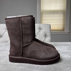 Ugg Classic Short Ii Boots Womens Size 11 Sheepskin Suede Winter Warm Shoes