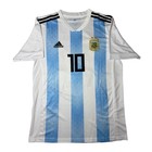 Signed Lionel Messi 2018 Argentina Home Jersey Beckett Witnessed  Coa