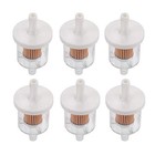 6pcs 49019-0027 For 40 Micron 1 4 Inline Fuel Filter Compatible With 6 Pack