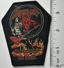 Venom Welcome To Hell Coffin Black Border Woven Patch