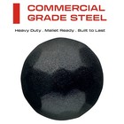 Sidco Supply 50 Pack - 1 Inch Iron Clavos - Decorative Nails - Hammered Black