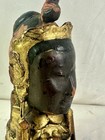 Antique Carving Asian Deity original Gilt   Religious Art  Retablo  Santos