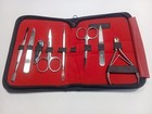 Professional Stainless Steel Manicure Pedicure Grooming Kit 8pc Nail Care Set