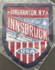 Vtg Rare Nos 1970s Innsbruck Binghamton Skiing Ski Embroidered Patch New York Ny