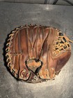 Vintage 1950s 1960s Catchers Mitt Patent 2221264 Leather Baseball Glove Worn